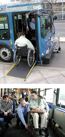 CT Public Buses are Wheelchair Accessible